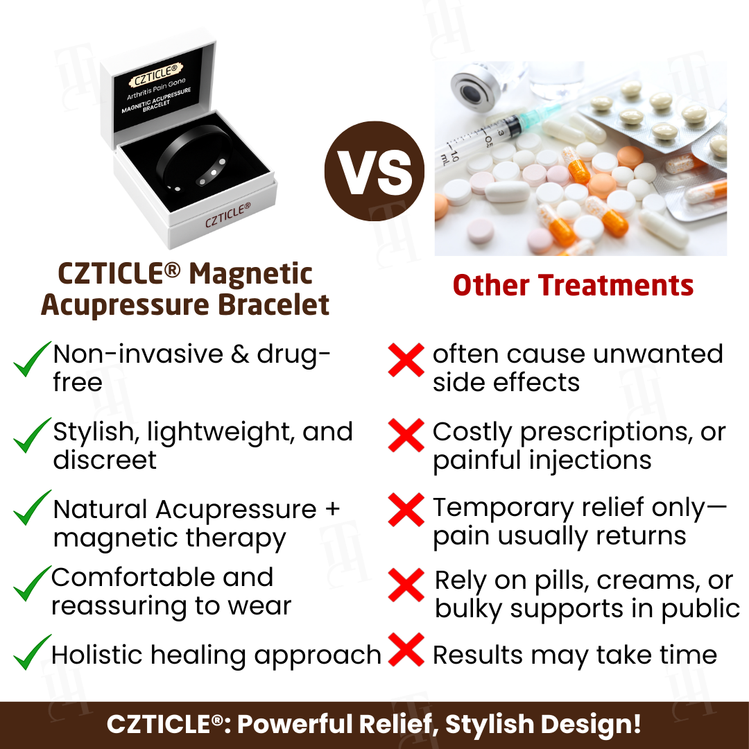 CZTICLE® Arthritis Pain Gone - Magnetic Acupressure Bracelet